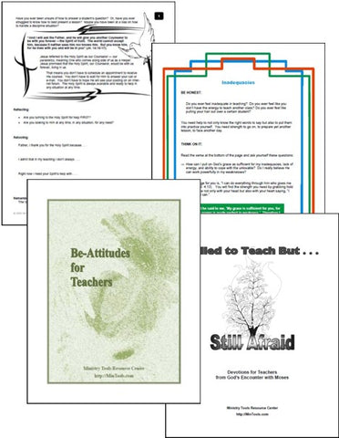 Teacher Training Devotionals as Downloads