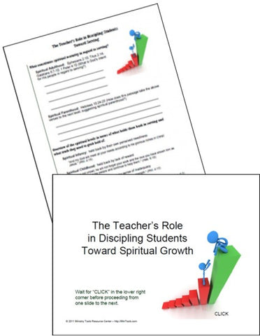 Teacher Discipleship Resources as Downloads