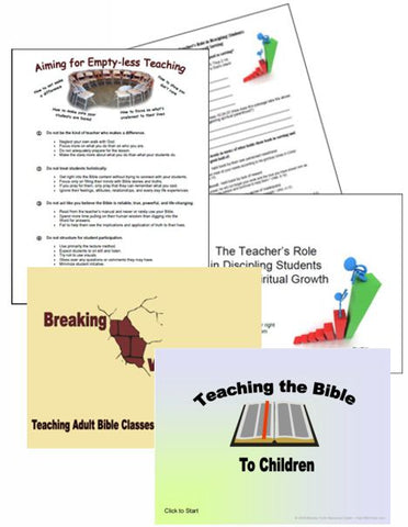Teacher Training Sessions & More as Downloads