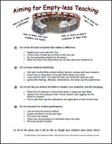 Aiming for Empty-less Teaching