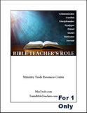 Bible Teacher's Role