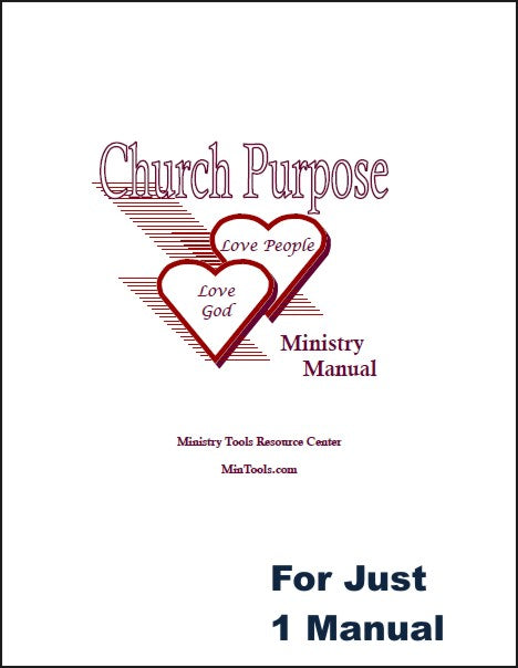 Church Purpose Ministry Manual