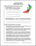 Teacher's Role in Discipling Students Handout Sample