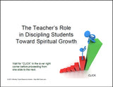 Teacher's Role in Discipling Students PowerPoint