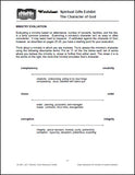 Sample of Worksheet in Spiritual Gifts Book