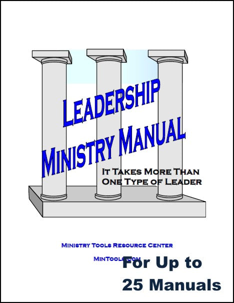 Leadership Ministry Manual for Your Team of Church Leaders