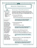 Element of Perseverance in Doing Ministry God's Way