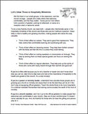 Nuts & Bolts Ministry Manual on Value of Service-Oriented Ministries