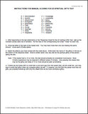 Spiritual Gifts Tests Instructions Sample