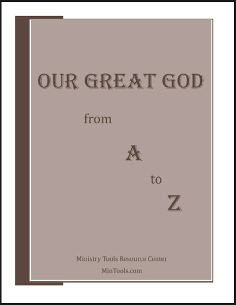Our Great God from A to Z Discipleship Tool