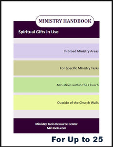 Ministry Handbook: Spiritual Gifts in Use - Download for Up to 25