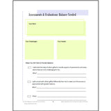 Page titled Assessments and Evaluations from the Balance in Church Leadership Based on Spiritual Gifting resource