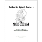 Cover of a Bible teacher's devotional titled Called to Teach But Still Afraid. The sub-title reads Devotions for Teachers from God's Encounter with Moses