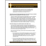 Page titled The Purpose of the Church to be a Showcase from the Steering the Church Toward Christ-like Character Leadership Guide