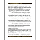 Page titled Practical Outworking - Safety Issues from the Steering the Church Toward Christ-like Character Leadership Guide