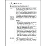 Page from the Children Learn to Worship Curriculum called Shout for Jooy