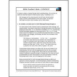 Sample page title Bible Teachers Role - Conduit from the Bible Teacher's Role resource