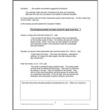 Sample page from the Effectively Handling Classroom Discipline Workbook for Bible teachers