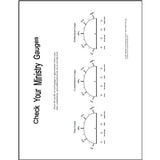 Sample worksheet titled Check Your Ministry Gauges from the Everybody Has a Part Curriculum