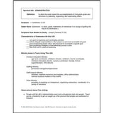 Sample page of a Definitions handout from the Everybody Has a Part Spiritual Gifts Tests Resource