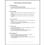 Page of Characteristics of High School Students