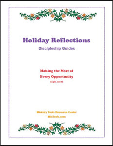 Holiday Reflections Discipleship Guides Download