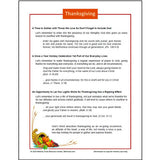Page on Thanksgiving from the Holiday Reflections Discipleship Guide