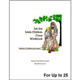 Cover of Bible teachers training workbook titled Let the Little Children Come with a sub-title of Infants and Toddlers Do Learn
