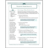 Page titled Ministry Perseverance from the Ministry God's Way Discipleship Tool