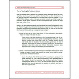 Sample page titled Tips for Teaching Old Testament History from the Teaching the Real Message of the Bible resource