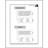 Sample page with a summary about a teacher's role as a Communicator and a Conduit from the Bible Teacher's Role resource