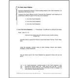 Page for Further Study and Reflection from the Shepherding Ministry Manual
