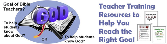 Bible Teachers Training Resources