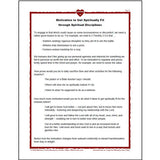 Page titled Motivation to Get Spiritually Fit through Spiritual Disciplines from the Getting Spiritually Fit Discipleship 