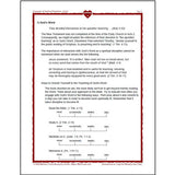 Sample page on God's Word from the Getting Spiritually Fit Discipleship Tool