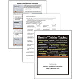 Cover and two sample pages from the Teacher Training Module Only of Christian Education Files Download