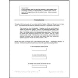 Sample page of a Practice Exercise from the Teaching for Changed Lives Workbook