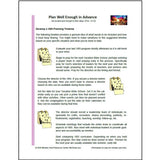 Page titled Plan Well Enough in Advance from the Vacation Bible School Ministry Manual