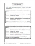 Sample Worksheet from Finding Your Best Fit in Ministry