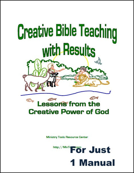 Creative Bible Teaching with Results Workbook Download – Ministry Tools ...