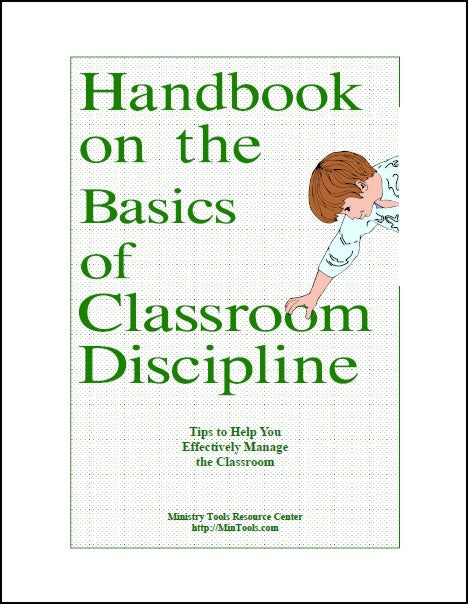 Handbook on the Basics of Classroom Discipline