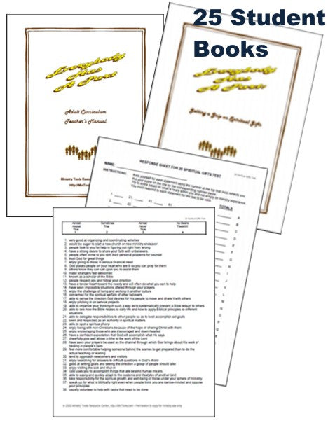 MAX Pak Spiritual Gifts Curriculum & Tests to Use with Your Group