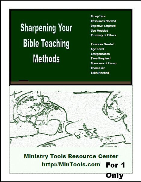 Sharpening Your Bible Teaching Methods