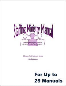 Staffing Ministry Training for Leadership Team