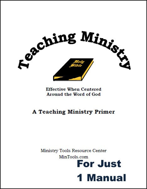 Teaching Ministry Manual