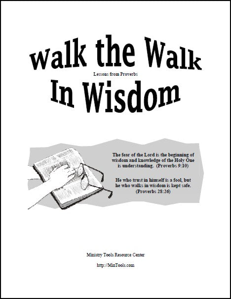 Store　God　Devotionals　Wisdom　in　Proverbs　Based　Resource　Ministry　on　Center　–　Tools　Walk　with