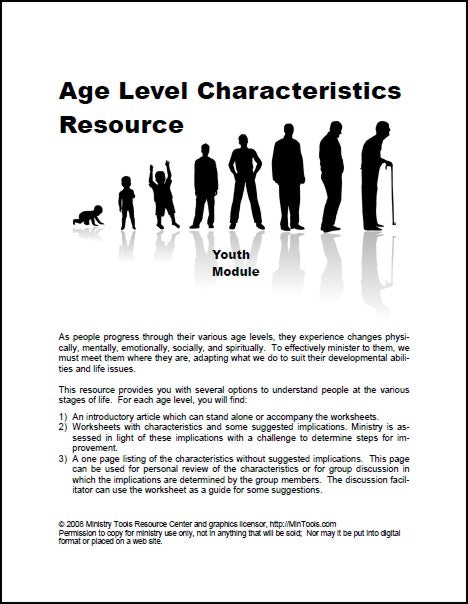 Youth - Teen Age Level Characteristics Module